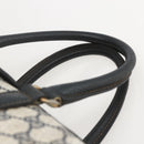 GUCCI GG Supreme Hand Bag PVC Navy Gold Auth ka1142-8