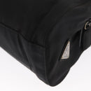 PRADA Hand Bag Nylon Black Silver Auth ka1143-16