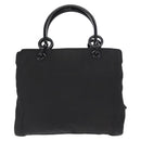 PRADA Hand Bag Nylon Black Silver Auth ka1143-13