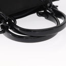 PRADA Hand Bag Nylon Black Silver Auth ka1143-7