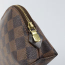 LOUIS VUITTON Damier Ebene Pochette Cosmetic PM Pouch N47516 LV Auth ka1146-8