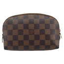 LOUIS VUITTON Damier Ebene Pochette Cosmetic PM Pouch N47516 LV Auth ka1146-2