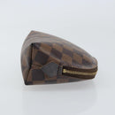 LOUIS VUITTON Damier Ebene Pochette Cosmetic PM Pouch N47516 LV Auth ka1146-3