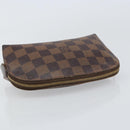 LOUIS VUITTON Damier Ebene Pochette Cosmetic PM Pouch N47516 LV Auth ka1146-5