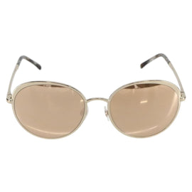 CHANEL Sunglasses metal Gold Tone CC Auth ka1149 - 0