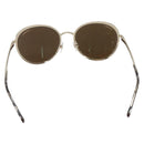 CHANEL Sunglasses metal Gold Tone CC Auth ka1149-3