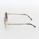 CHANEL Sunglasses metal Gold Tone CC Auth ka1149-5