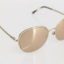 CHANEL Sunglasses metal Gold Tone CC Auth ka1149-6