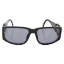 CHANEL Sunglasses plastic Black CC Auth ka1150-2