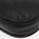 Christian Dior Umhängetasche Leder Navy Gold Auth ka1151-17