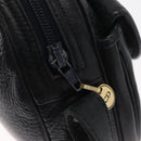 Christian Dior Umhängetasche Leder Navy Gold Auth ka1151-9