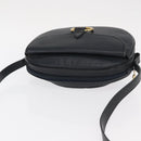 Christian Dior Umhängetasche Leder Navy Gold Auth ka1151-6