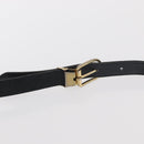 Christian Dior Shoulder Bag Leather Navy Gold Auth ka1151-8