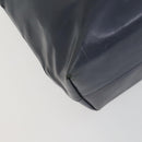 PRADA Tote Bag Patent leather Gray Silver Auth ka1152-15