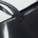 PRADA Tote Bag Patent leather Gray Silver Auth ka1152-9