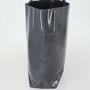 PRADA Tote Bag Patent leather Gray Silver Auth ka1152-3