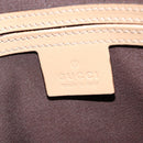 GUCCI GG Supreme Shoulder Bag PVC White Gold 223666 Auth ka1153-16