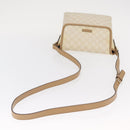 GUCCI GG Supreme Shoulder Bag PVC White Gold 223666 Auth ka1153-7
