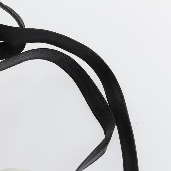 PRADA Backpack Nylon Black Gold Auth ka1154