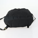 PRADA Backpack Nylon Black Gold Auth ka1154-5