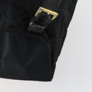 PRADA Backpack Nylon Black Gold Auth ka1154-18