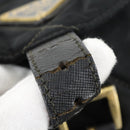 PRADA Backpack Nylon Black Gold Auth ka1154-9