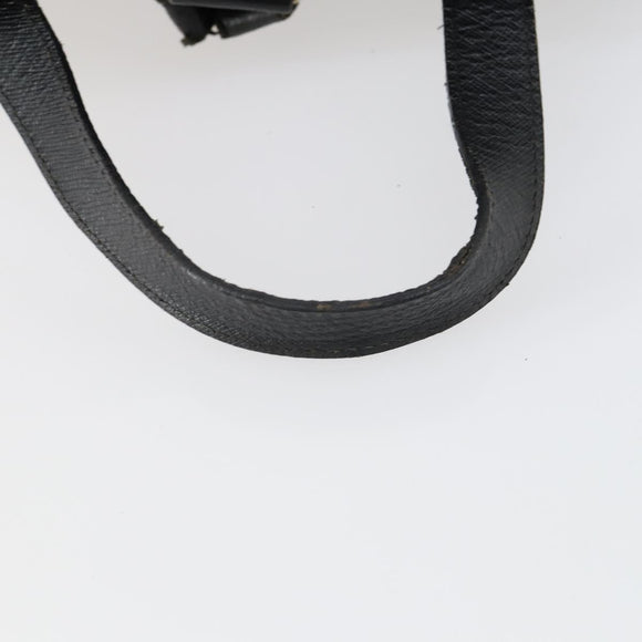 PRADA Backpack Nylon Black Gold Auth ka1154