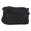 PRADA Shoulder Bag Nylon Black Silver Auth ka1156-1