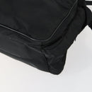 PRADA Shoulder Bag Nylon Black Silver Auth ka1156-9