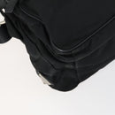 PRADA Shoulder Bag Nylon Black Silver Auth ka1156-14