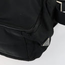 PRADA Shoulder Bag Nylon Black Silver Auth ka1156-15