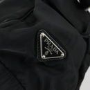 PRADA Shoulder Bag Nylon Black Silver Auth ka1156-17