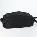 PRADA Shoulder Bag Nylon Black Silver Auth ka1156-5