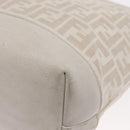 FENDI Zucca Canvas Tote Bag Beige Gold Auth ka1157-16