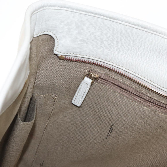 FENDI Zucca Canvas Tote Bag Beige Gold Auth ka1157