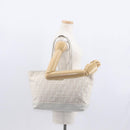 FENDI Zucca Canvas Tote Bag Beige Gold Auth ka1157-23