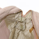 PRADA Hand Bag Leather 2way Beige Gold Auth ka1158-22
