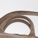 PRADA Hand Bag Leather 2way Beige Gold Auth ka1158-9