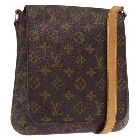 LOUIS VUITTON Monogram Musette Salsa Long Shoulder Bag M51387 LV Auth ka1159