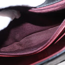 CHANEL Matelasse Chain Diana Shoulder Bag Lamb Skin Black Gold CC Auth ka115V-25