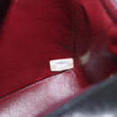 CHANEL Matelasse Chain Diana Shoulder Bag Lamb Skin Black Gold CC Auth ka115V-26