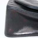 CHANEL Matelasse Chain Diana Shoulder Bag Lamb Skin Black Gold CC Auth ka115V-5