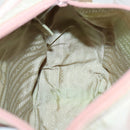 PRADA Shoulder Bag Nylon Pink Silver Auth ka1160-19