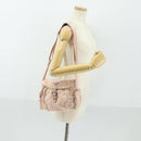 PRADA Shoulder Bag Nylon Pink Silver Auth ka1160-24
