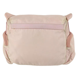 PRADA Shoulder Bag Nylon Pink Silver Auth ka1160 - 0