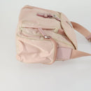 PRADA Shoulder Bag Nylon Pink Silver Auth ka1160-3