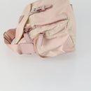 PRADA Shoulder Bag Nylon Pink Silver Auth ka1160-4