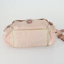 PRADA Shoulder Bag Nylon Pink Silver Auth ka1160-5
