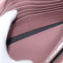 FENDI Chain Shoulder Bag Leather Pink Silver Auth ka1161-10