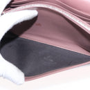 FENDI Chain Shoulder Bag Leather Pink Silver Auth ka1161-23